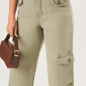 Calça Cargo Liocel Feminina - Verde Oliva | Eme Jeans